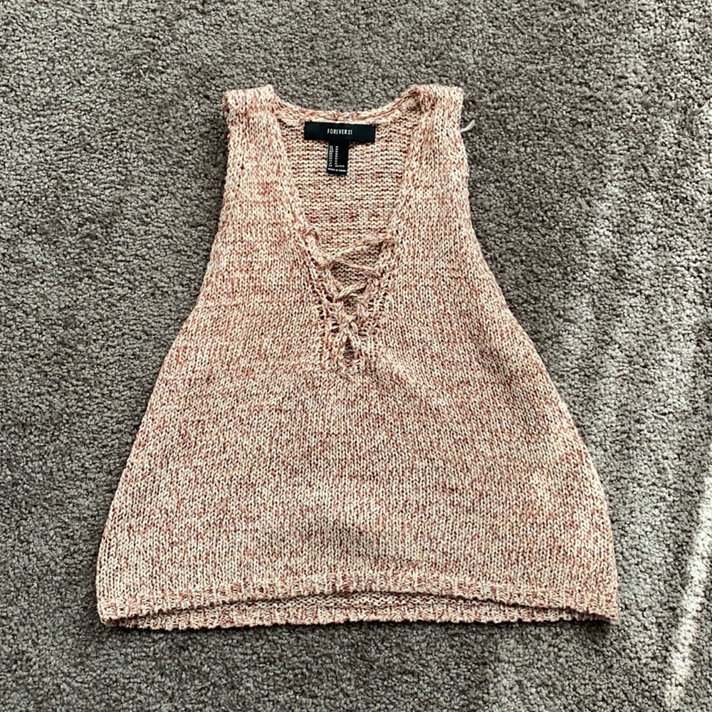 Woven crop top